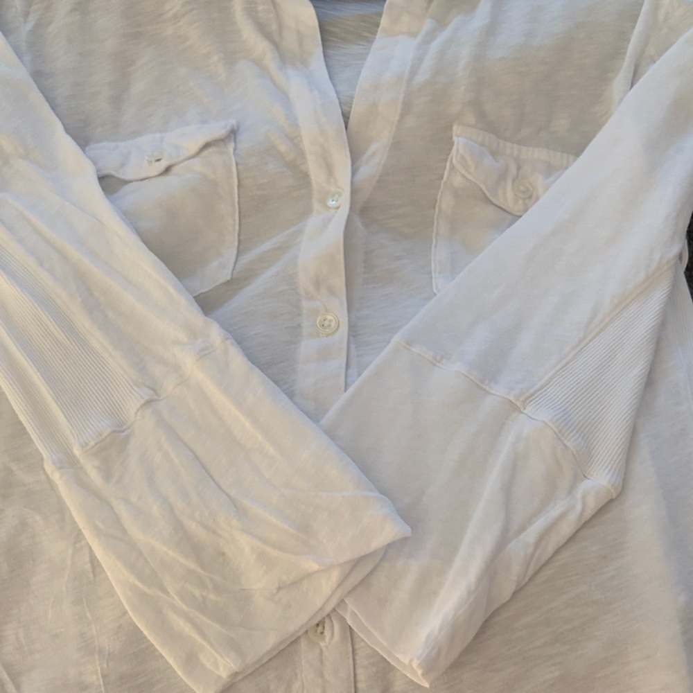 James Perse Classic White Top - Picture 4 of 4